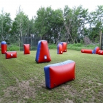 Paintball Bunker Inflatables in Acton Green 3