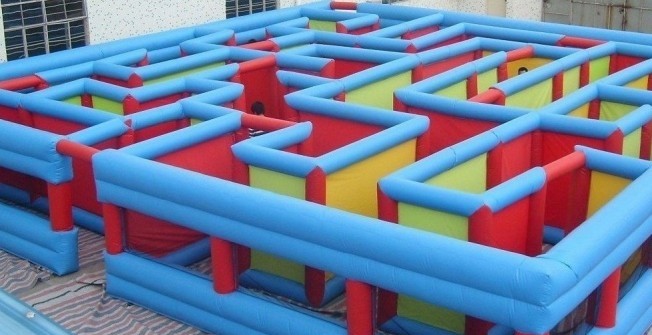 Air Filled Mazes in Abbey Gate