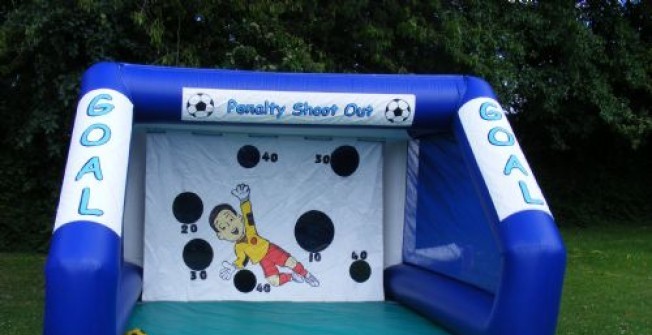 Inflatable Football Shootout in Ablington
