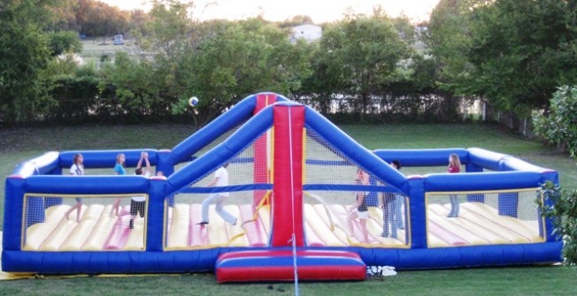 Inflatable Volleyball Court in Addington