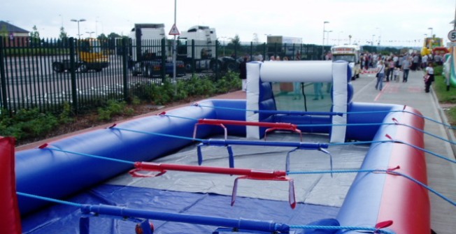 Inflatable Soccer Table in Adlington