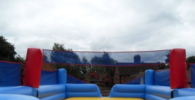 Outdoor Volleyball Inflatable Court in Acton Green