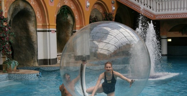 Inflatable Aqua Hamster Balls in Rock