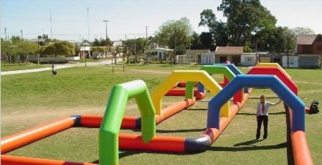 Inflatable Go Kart Track in Aston