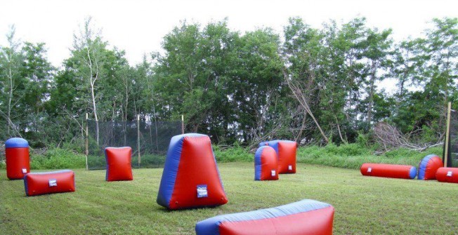 Blow Up Paintballing Arena in Leigh