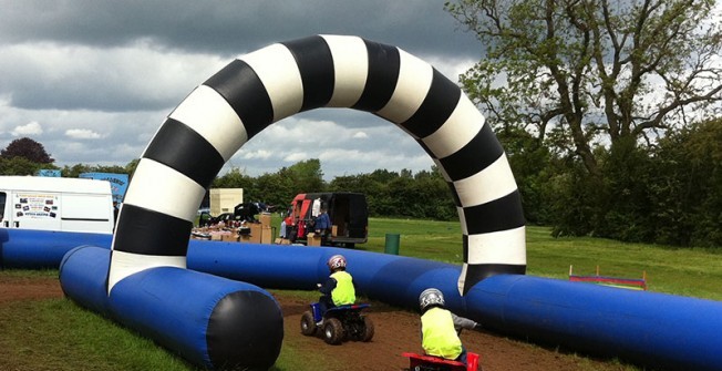 Outdoor Go Karting Enclosure in Newtown