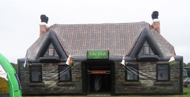 Inflatable Events Bar in Aber Village